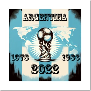 Argentina world champion Posters and Art